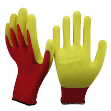 NMSAFETY 13 gauge Nylon und Spandex-Shell-Latex-Schaum-Handschuhe